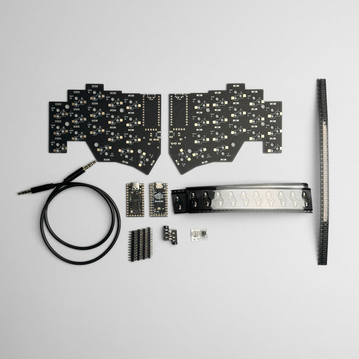 Split Chocofi Chocofi Low Profile Split Keyboard DIY Kit - RP2040 Wired – beekeeb