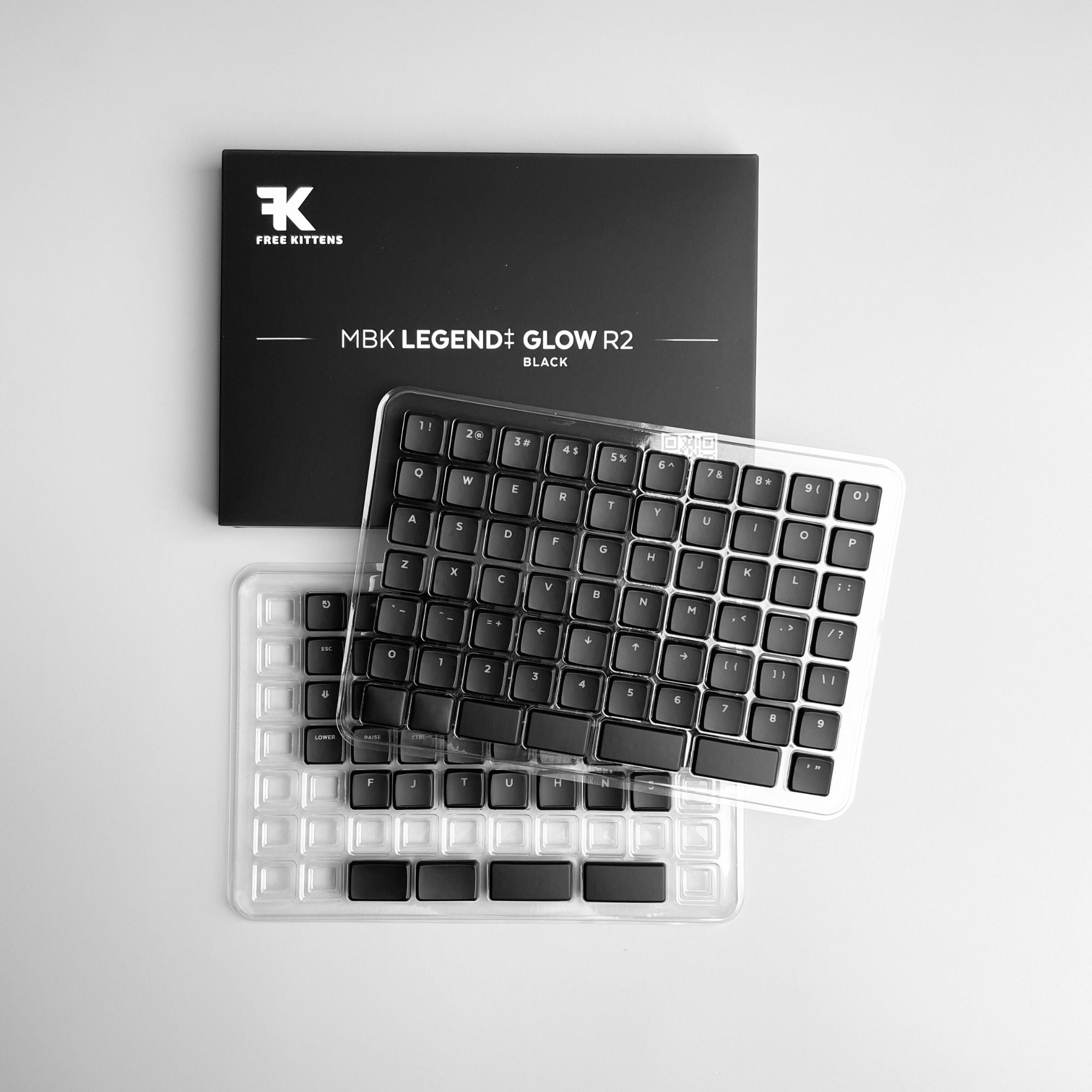 MBK Legend Glow R2 Black Keycap Set - Thumbnail 2