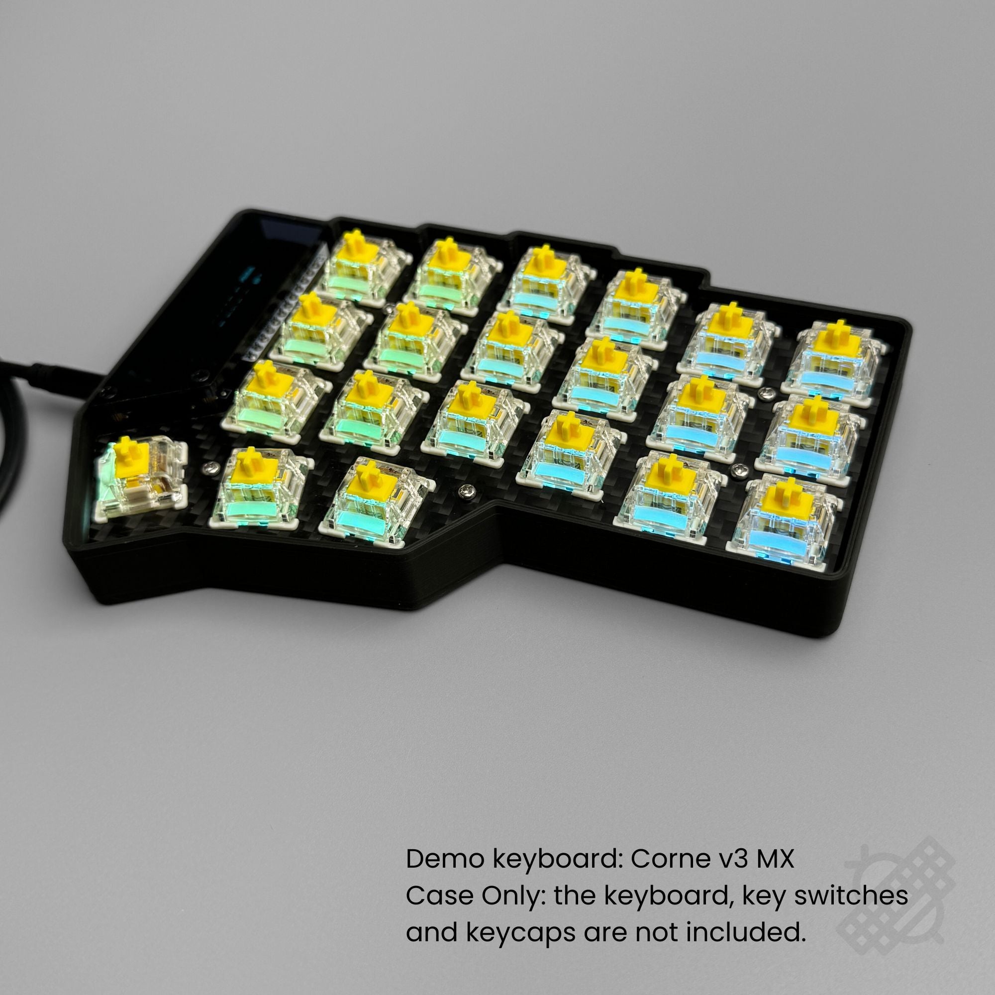 Corne v3 MX 3D Printed Minimal Style Case Kit - Thumbnail 3