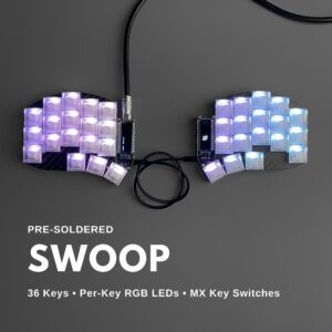 Swoop Keyboard 36 Keys Sweep MX with RGB LEDs