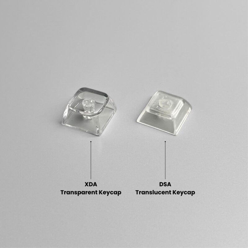 XDA Transparent Clear Keycap Glass-like Keycap
