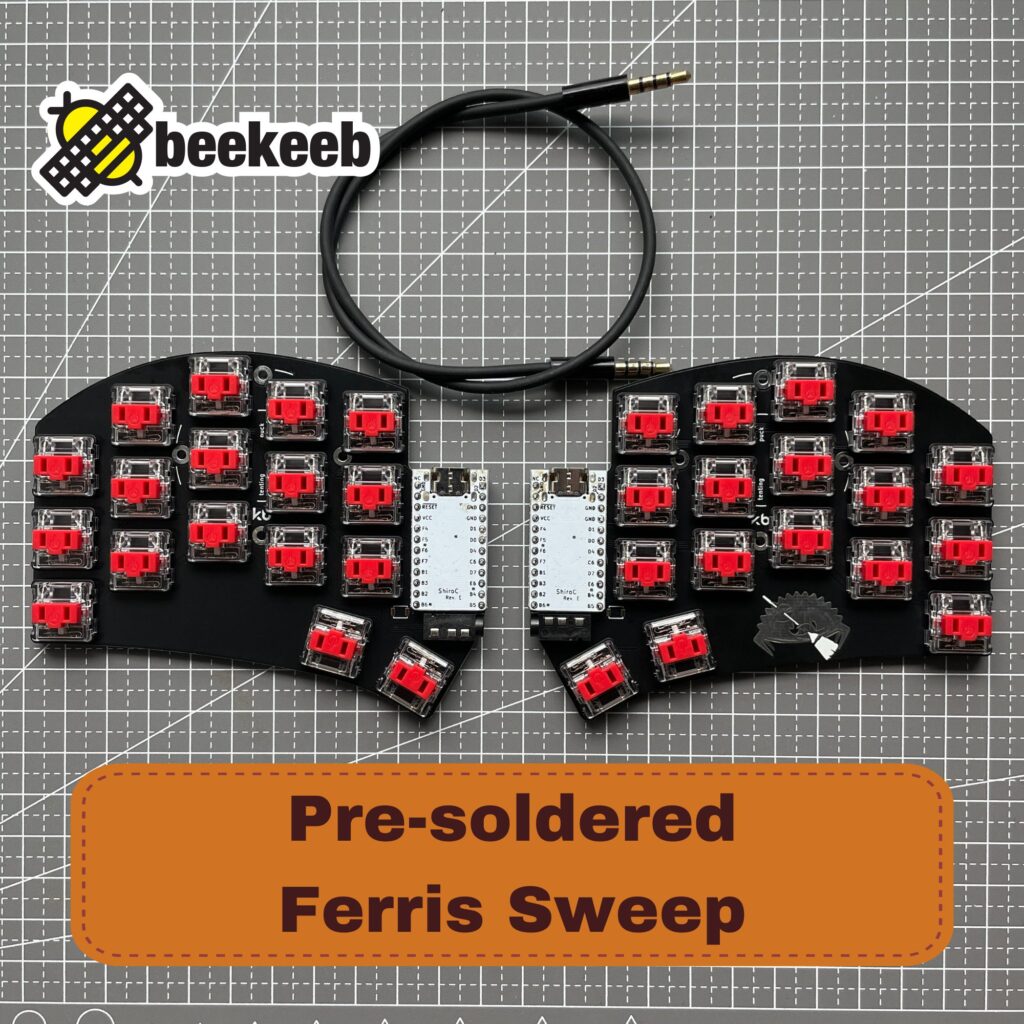 Buy Ferris Sweep v2.2 Low Profile Split Keyboard DIY kit beekeeb
