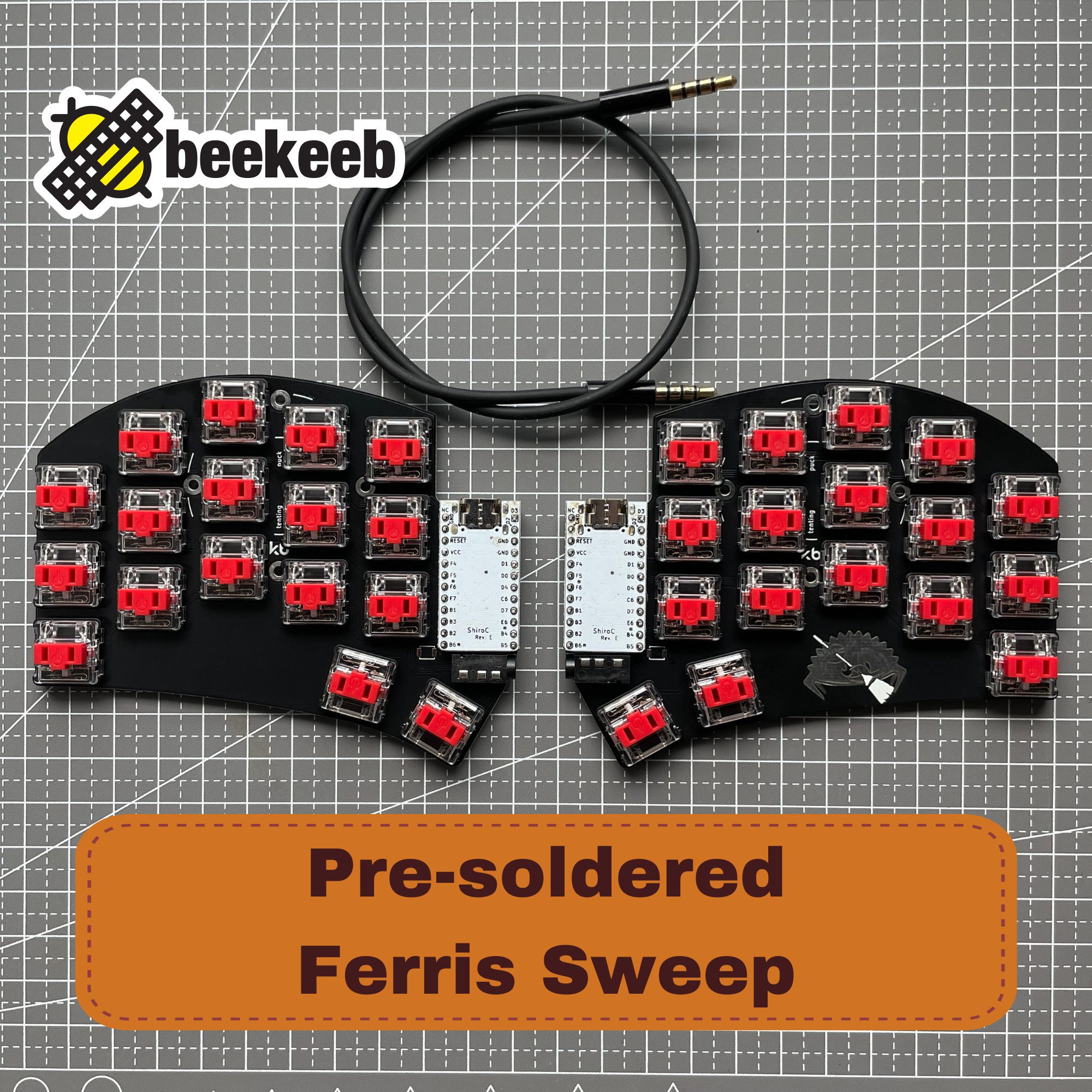 Ferris Sweep v2.2 Low Profile Split Keyboard DIY kit