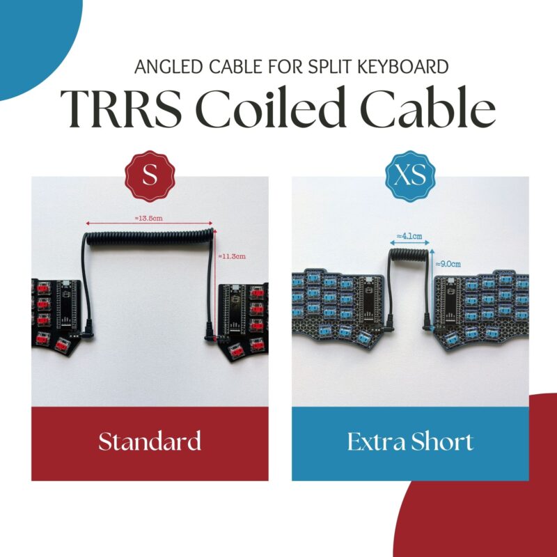 angled trrs cable