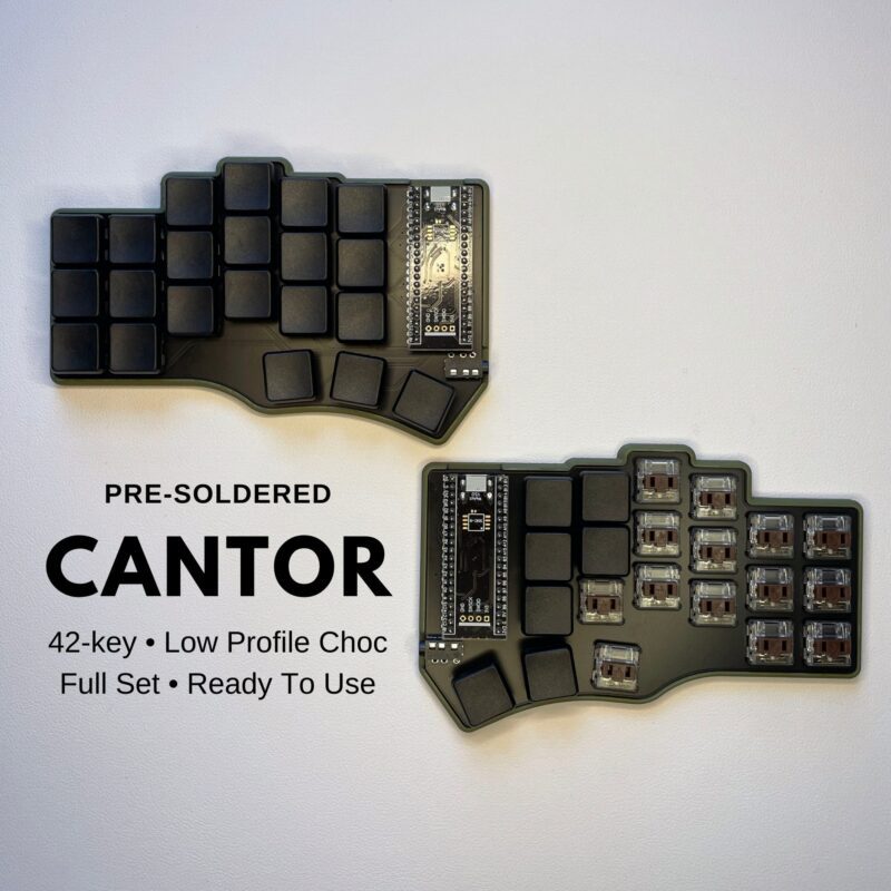 Pre assembled cantor keyboard