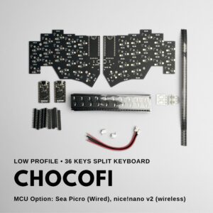 Chocofi Wireless Split Keyboard DIY Kit