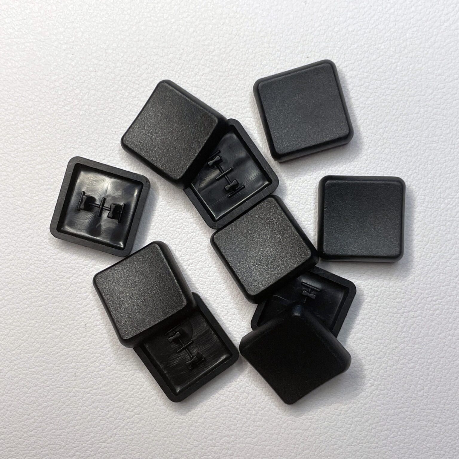 Buy CFX PBT Low Profile Choc Spacing Keycap - Black Blank 1u (10 pcs ...