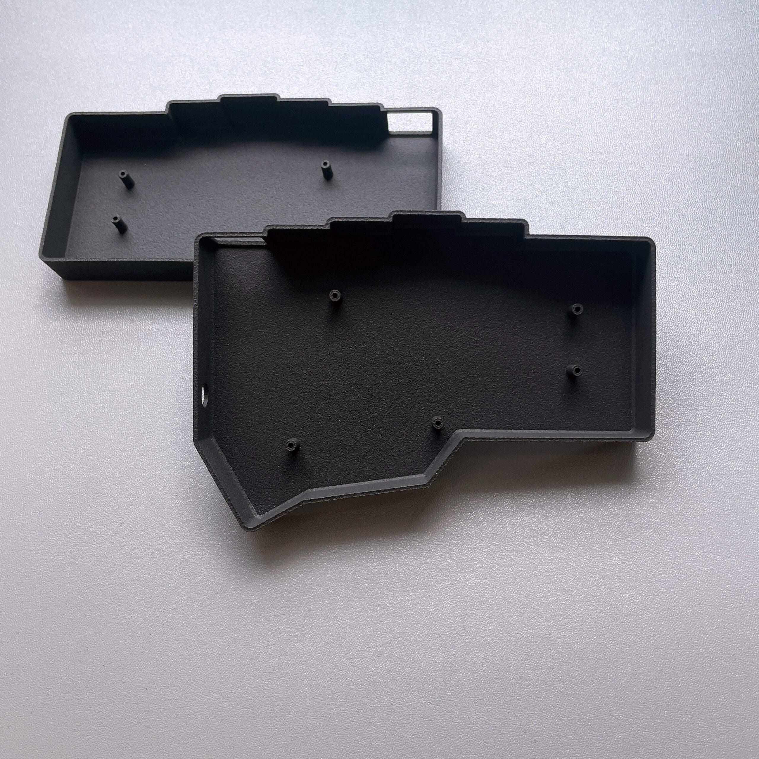Minimalistic Lightweight Corne Keyboard (Crkbd) Bottom Case Set (3D Printed with Nylon)