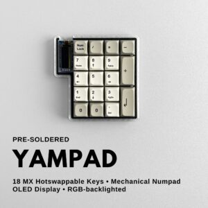 Pre-soldered Yampad v2.0 with case and rgb leds