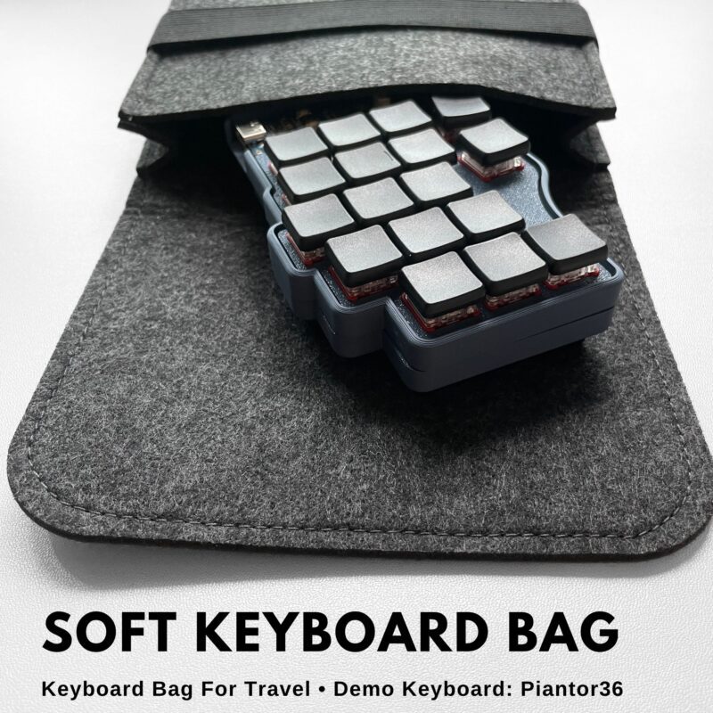 Soft Travel Bag for Split Keyboard