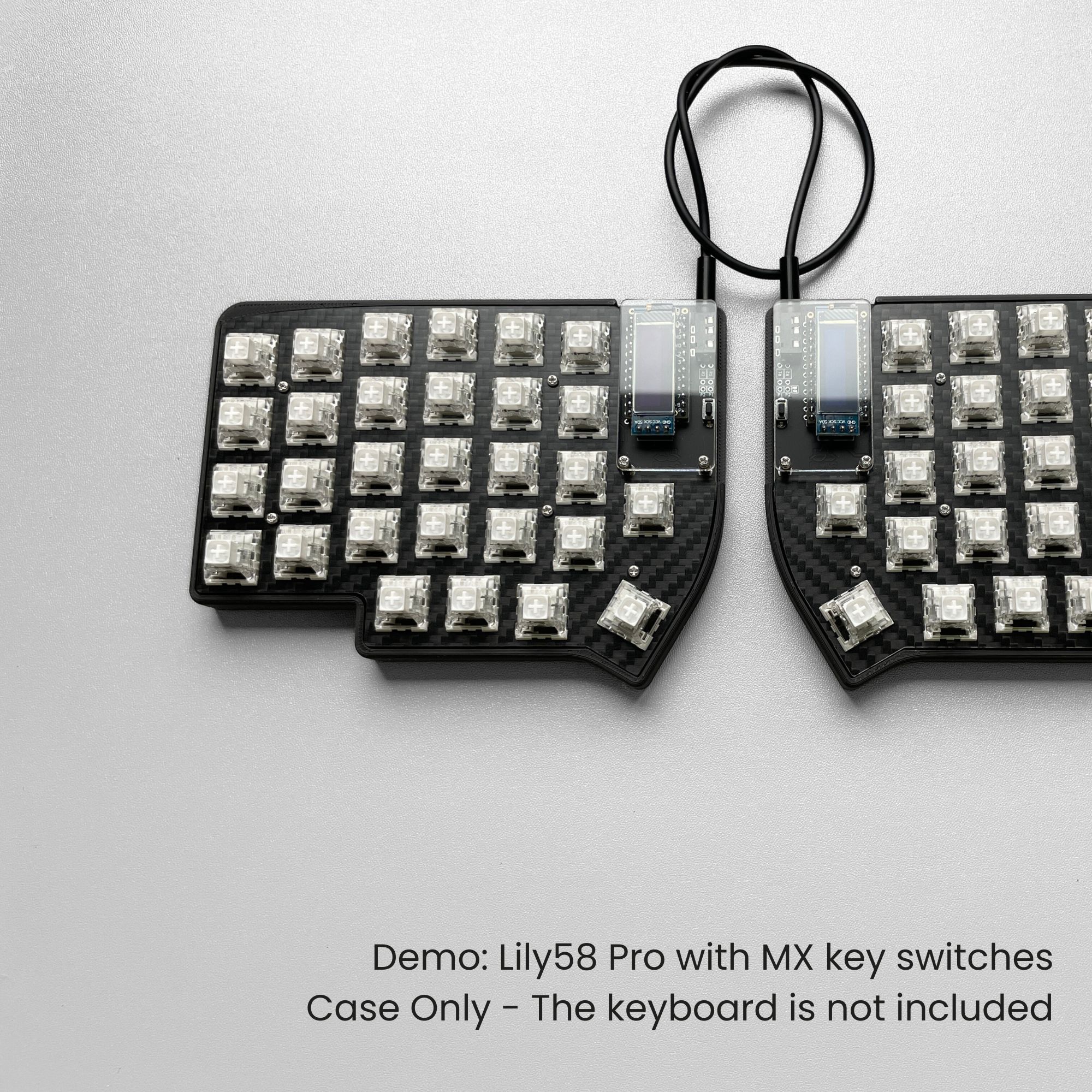 Lily58 Pro Split Keyboard Case