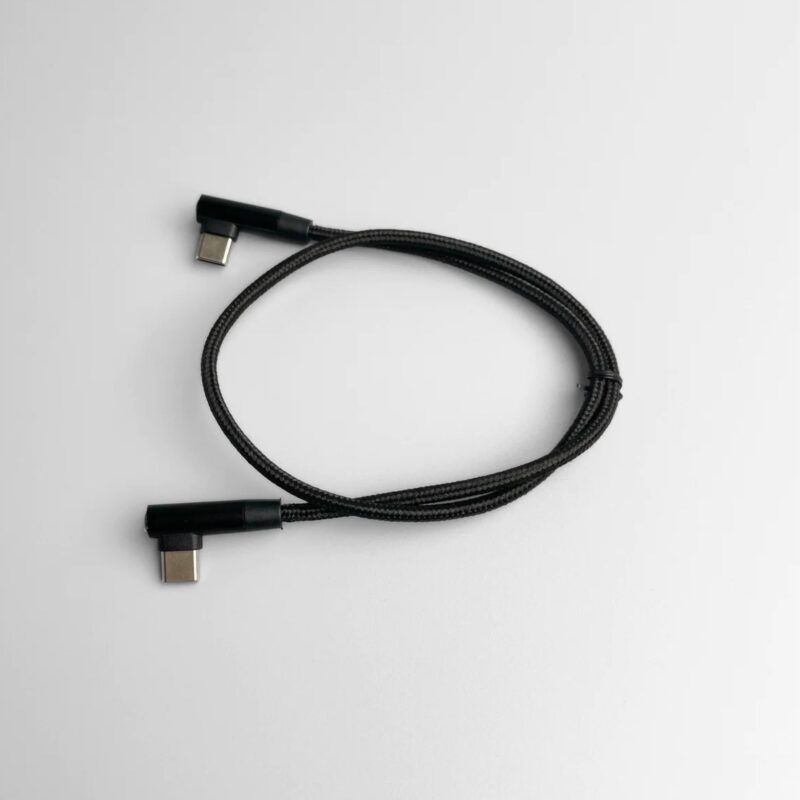 USB-C to USB-C L Shape cable for connection split keyboards