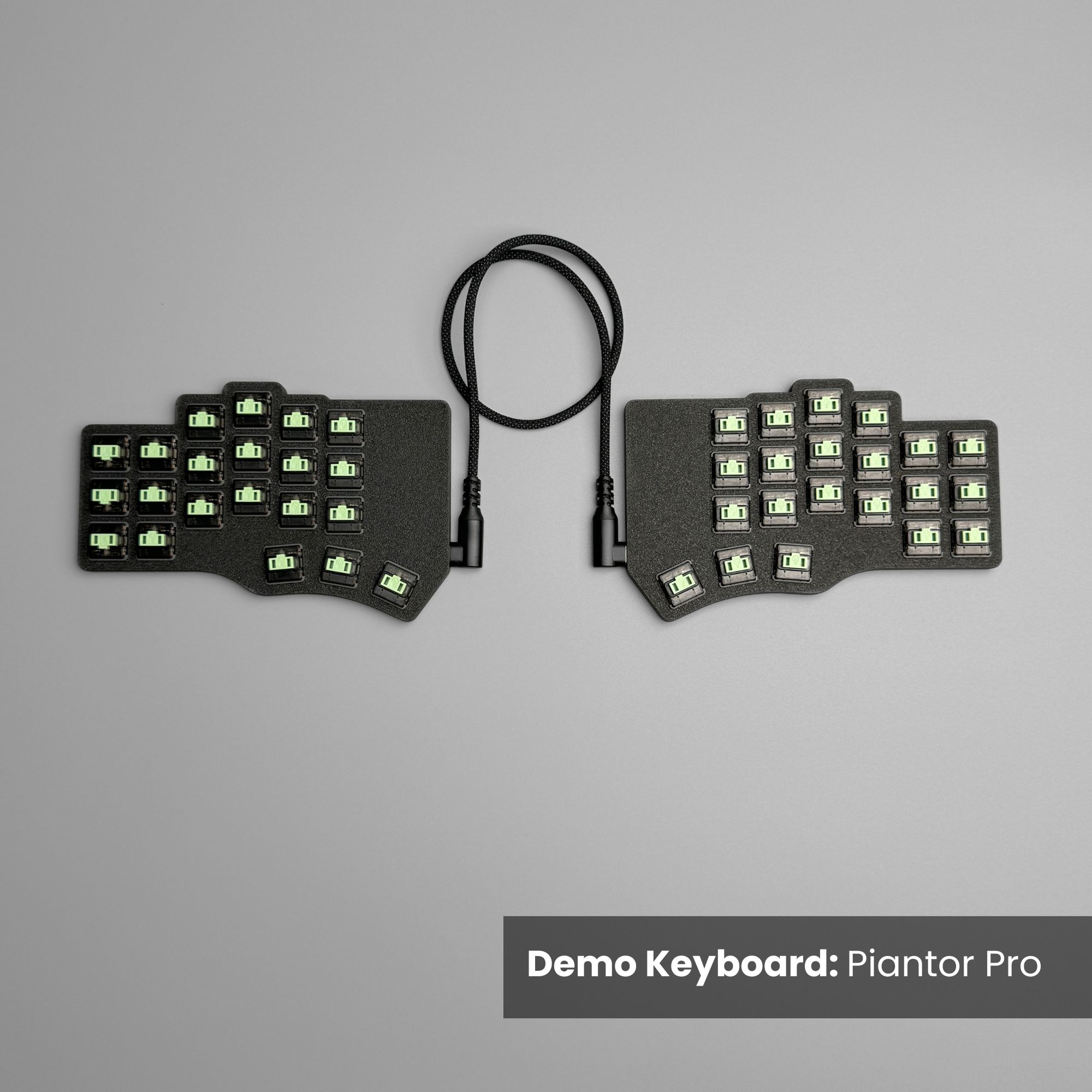 Silent Choc key switch twilight by lowprokb on piantor pro split keyboard