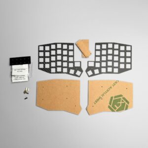 Sofle Choc Low Profile Split Keyboard Carbon Fiber Case