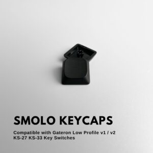SMOLO Keycaps low profile keycaps for Gateron key switches