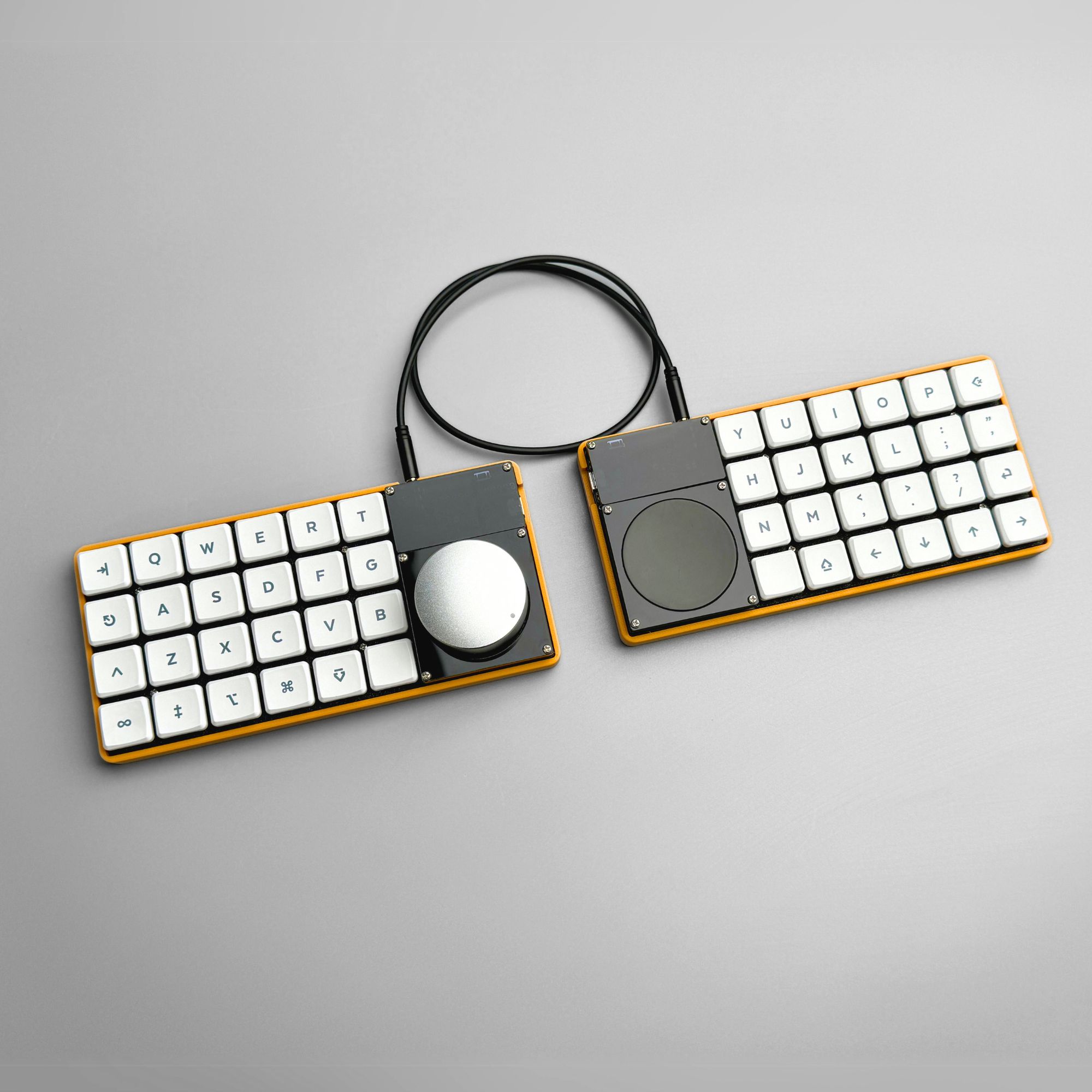 Blank Split keyboard Planck Keyboard with trackpad and rotary